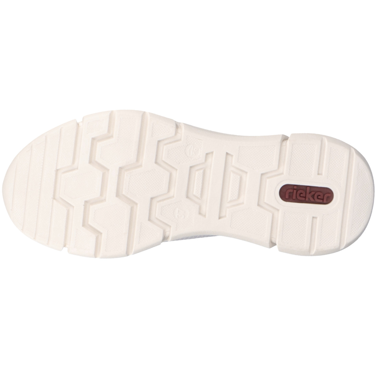 Rieker M0150 Sneaker Low hellgrau