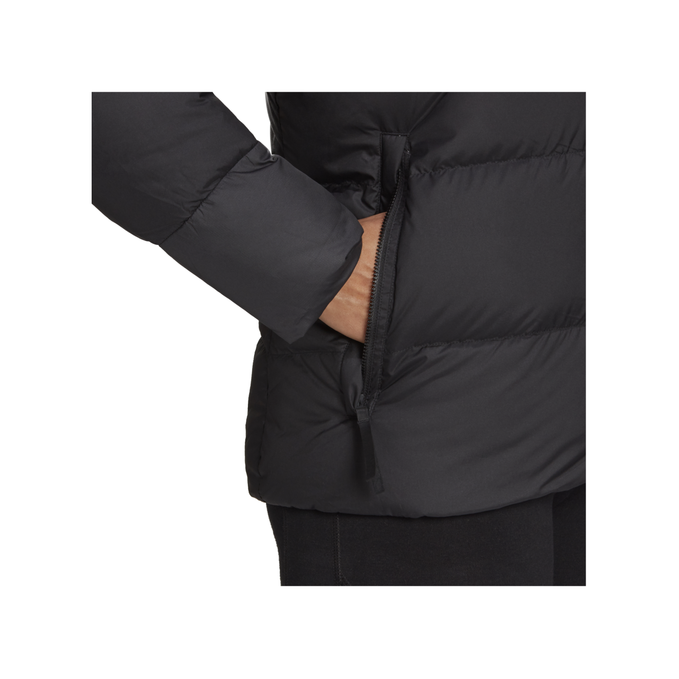 adidas 11.11 Puffer Jacke Damen Schwarz