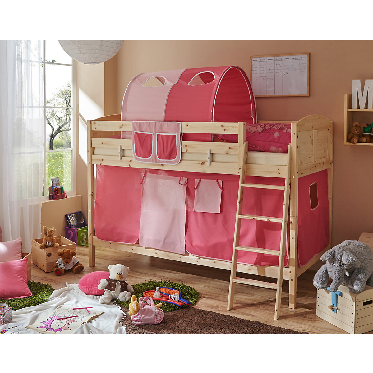 Etagenbett Erni Country Kiefer Natur