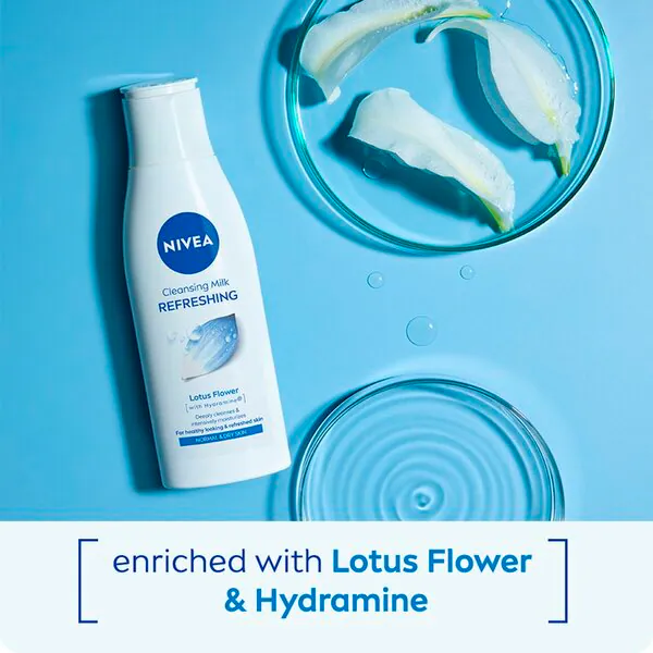 NIVEA frissítő arctisztító tej 200ml - Száraz és normál bőrre