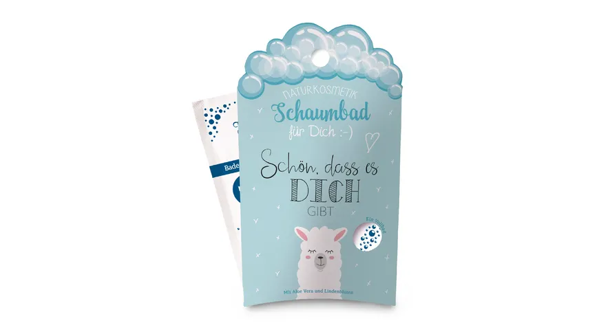 Geschenk für Dich Schaumbad Lama Schön, dass es dich gibt 40 ml