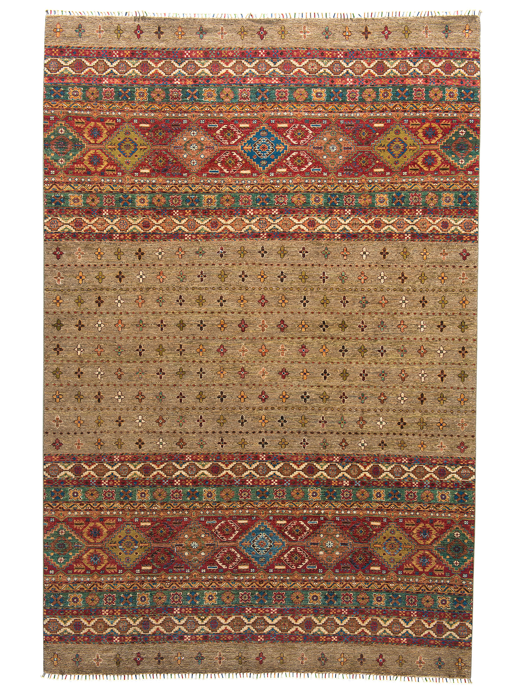 Chobi Schal ca. 202 x 303 cm, Unikat / Einzelstück