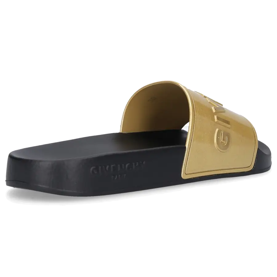 Givenchy - Badeschuhe PARIS Kautschuk - gold