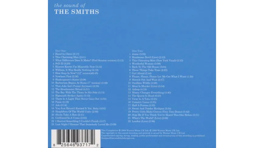 The Sound Of The Smiths Deluxe Edition Digipak