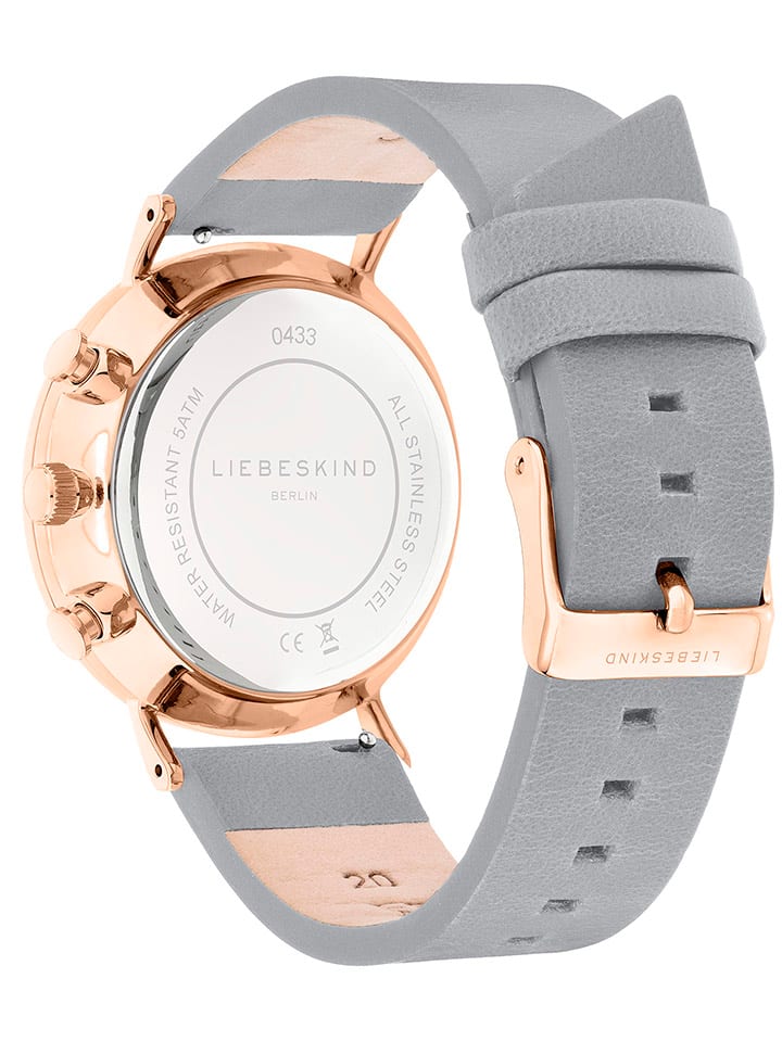Liebeskind Chronograph in Grau/ Roségold/ Weiß günstig kaufen onesize