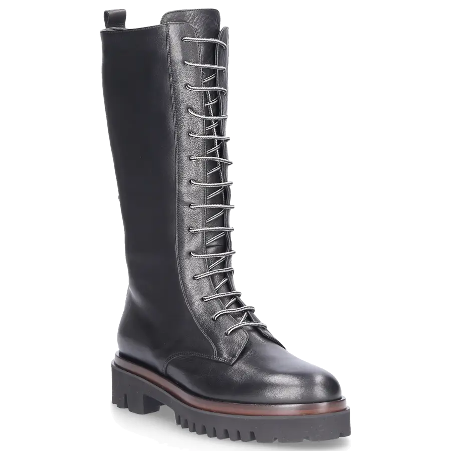 Truman's - Stiefel 9273 Kalbsleder Logo schwarz - schwarz