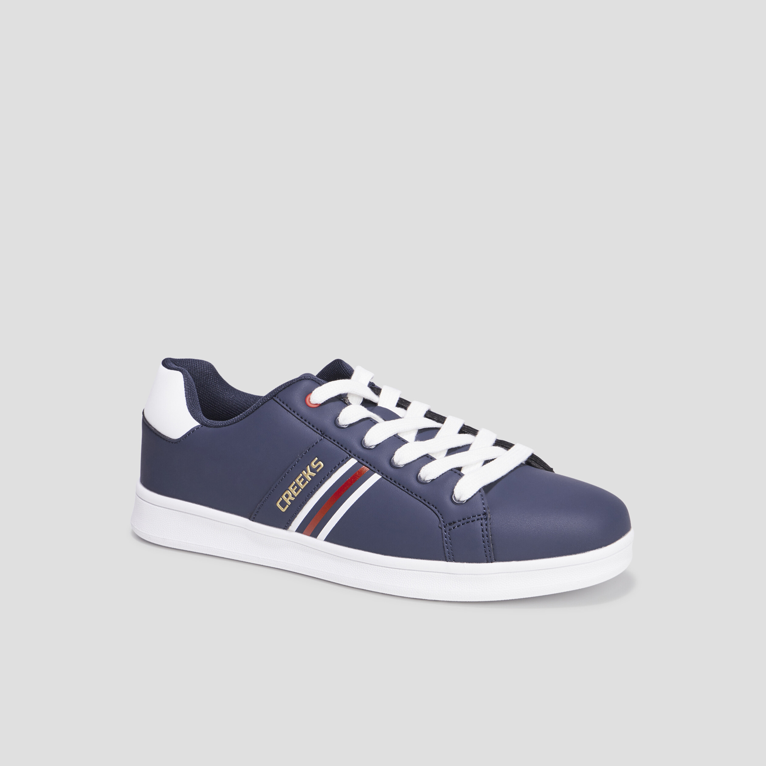 Tennis basses à lacets Creeks Tanix bleu marine homme | La Halle