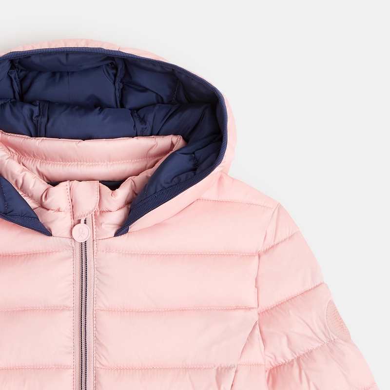 Doudoune chaude et légère rose fille