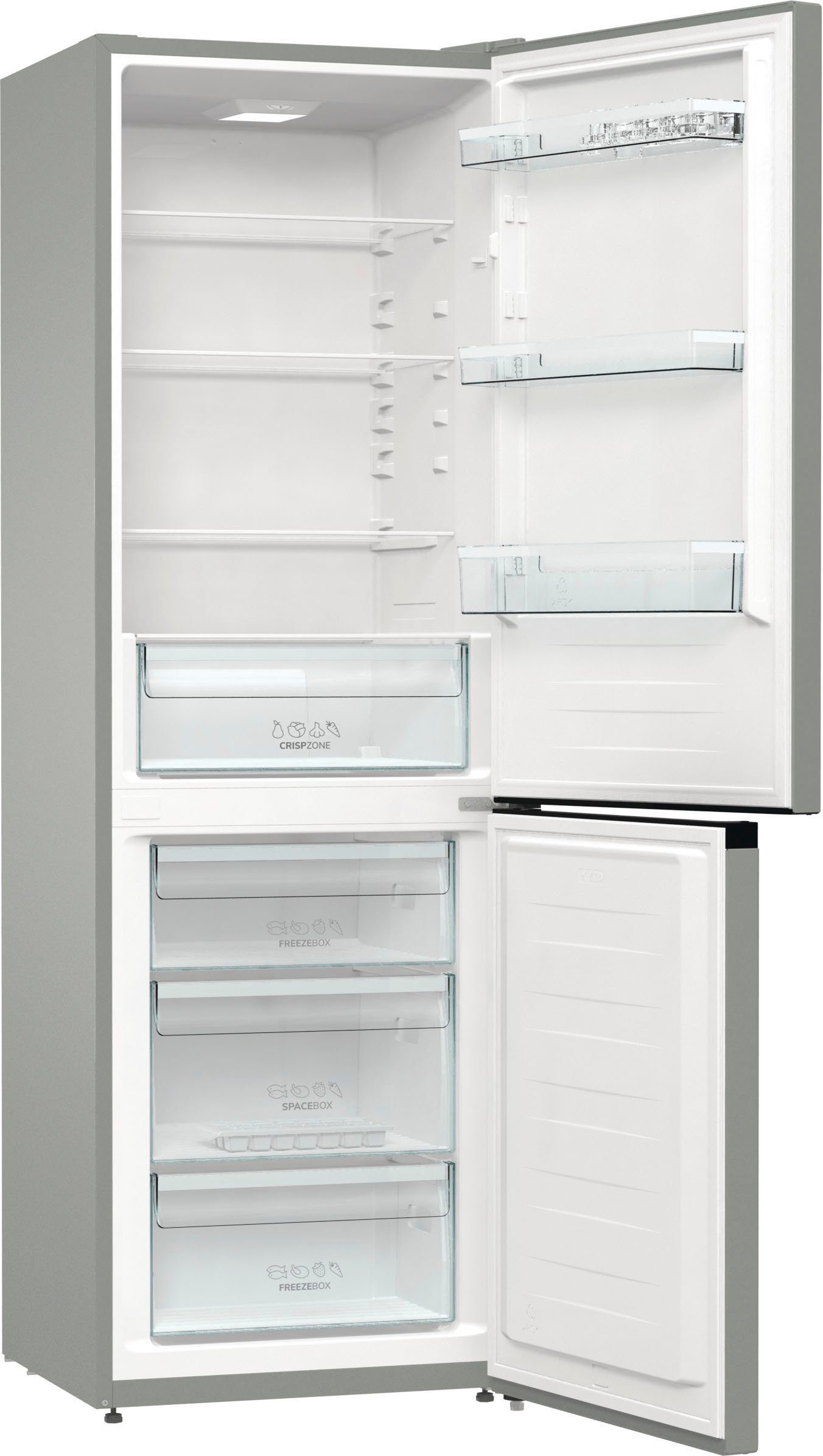 GORENJE Kühl-/Gefrierkombination RK6192ES4, 185 cm hoch, 60 cm breit