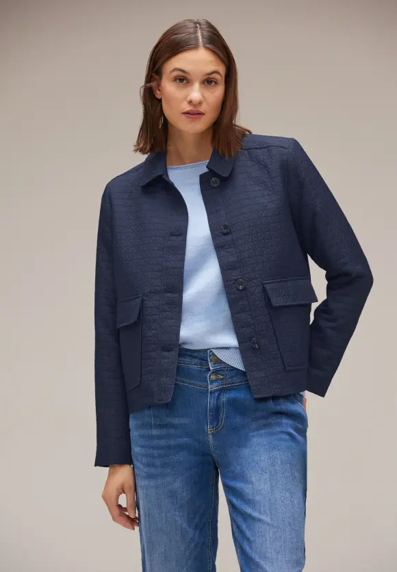 Street One Kurze Jacke im Karodessin