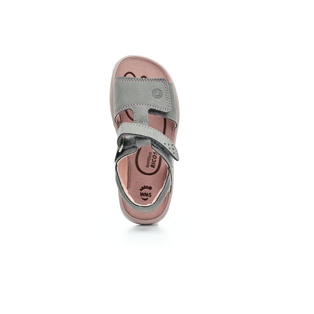Ricosta Seattle Graphit/Rosa Barfußsandalen