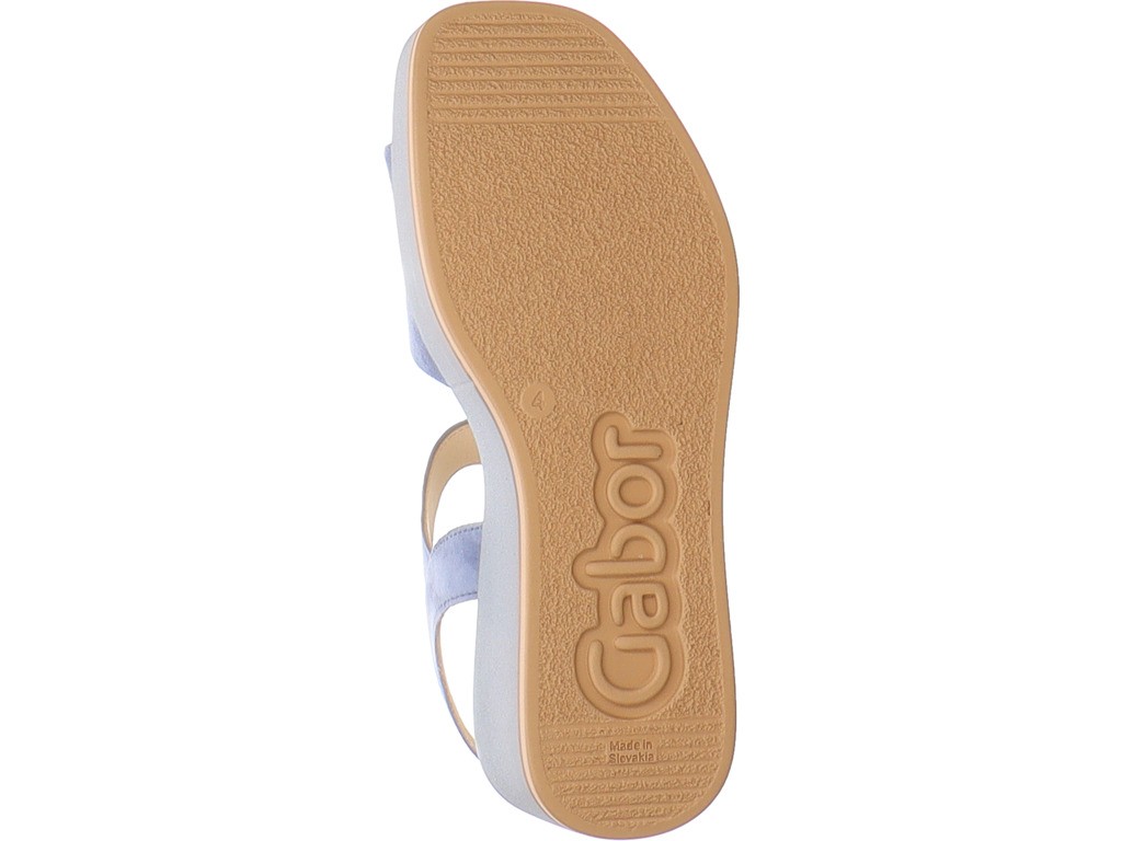 GABOR Komfort Sandalen blau Gabor Fashion Plateau Sandale 24.531.18
