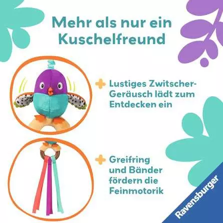 Play+ Zwitscher-Vogel - Babyspielzeug ab 0 Monaten