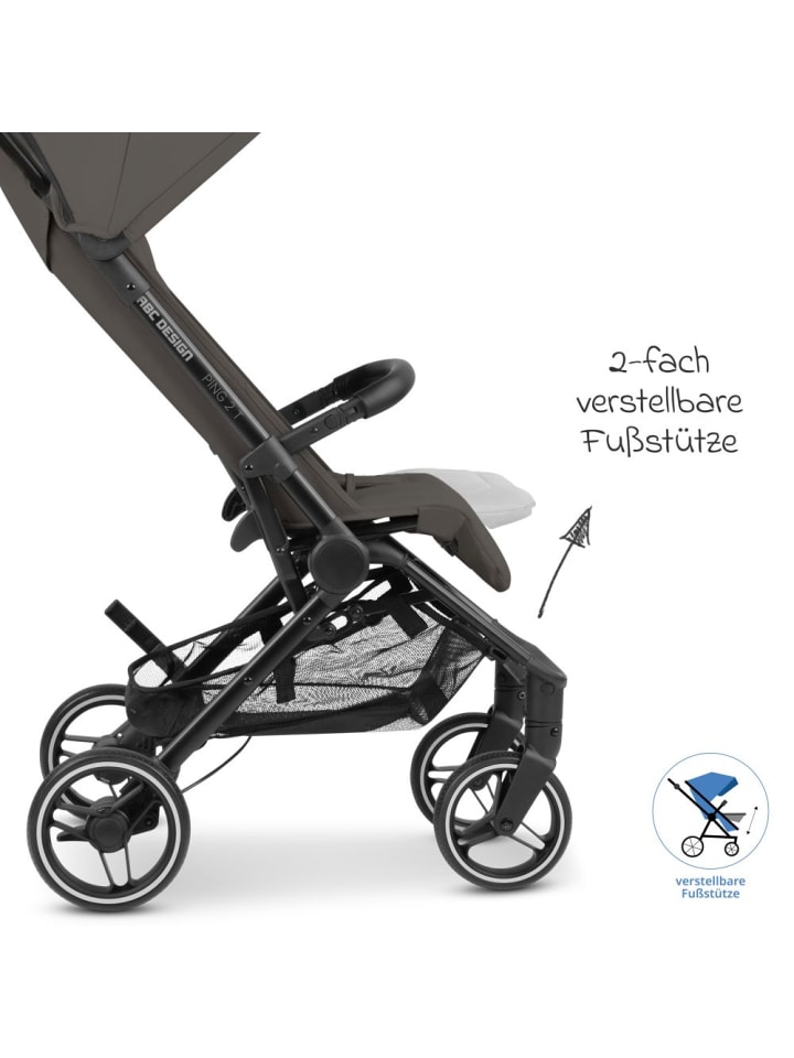 ABC-Design Buggy & Sportwagen Ping Two Trekking mit in grau günstig kaufen onesize