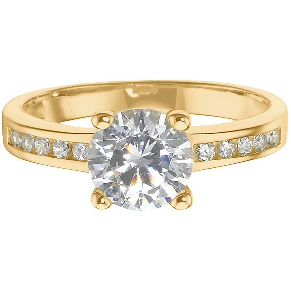 FAVS Bague pour femme 375 Or jaune or jaune Bague