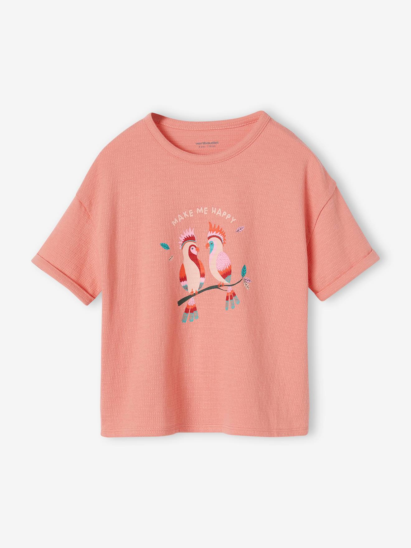 Vertbaudet Mädchen T-Shirt Oeko-Tex - pastellgelb