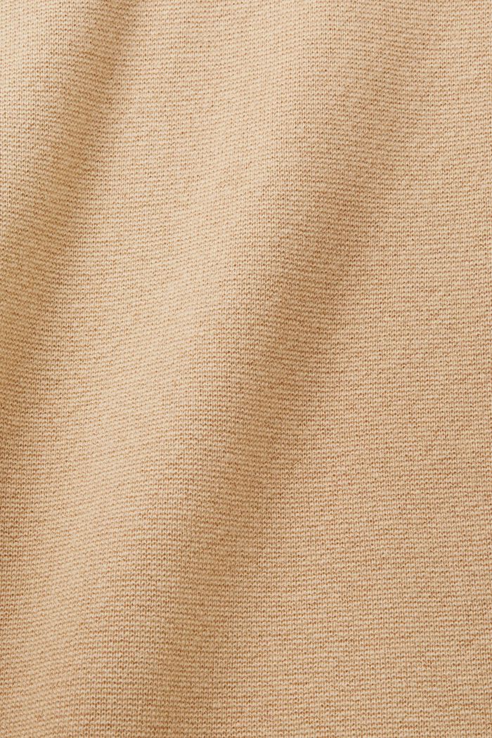 Pullover mit V-Ausschnitt, Wollmix