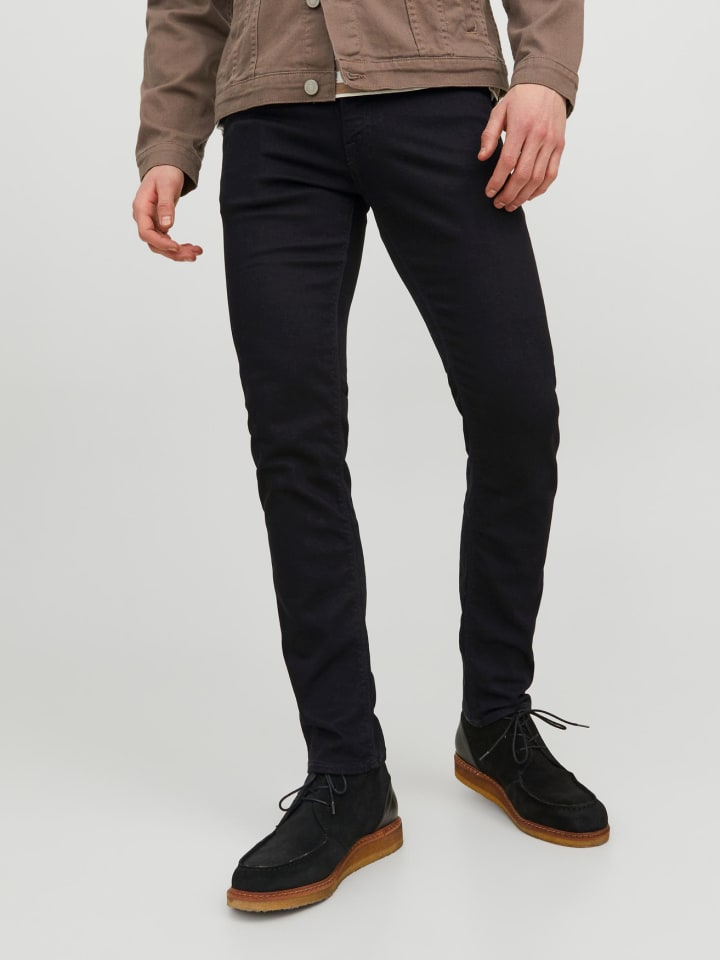 Jack & Jones Slim Fit Skinny Jeans JJIGLENN JJFELIX in Schwarz günstig kaufen