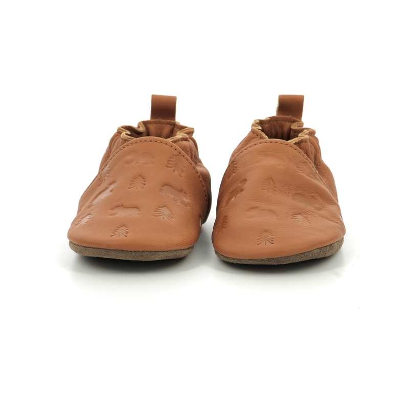 Chaussons cuir tannage vegetal Bear's Walk
