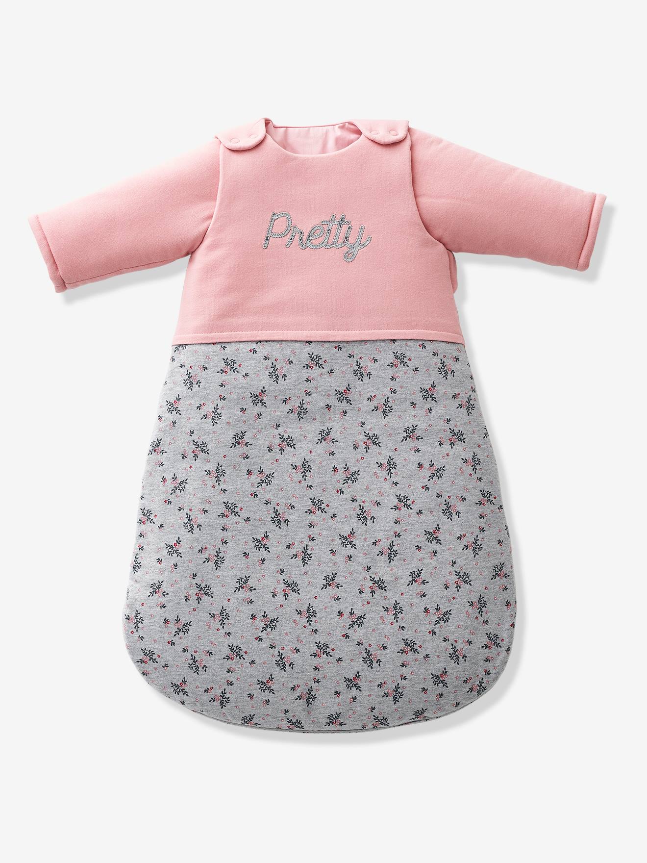 Gigoteuse manches amovibles PRETTY BABY rose / multicolore