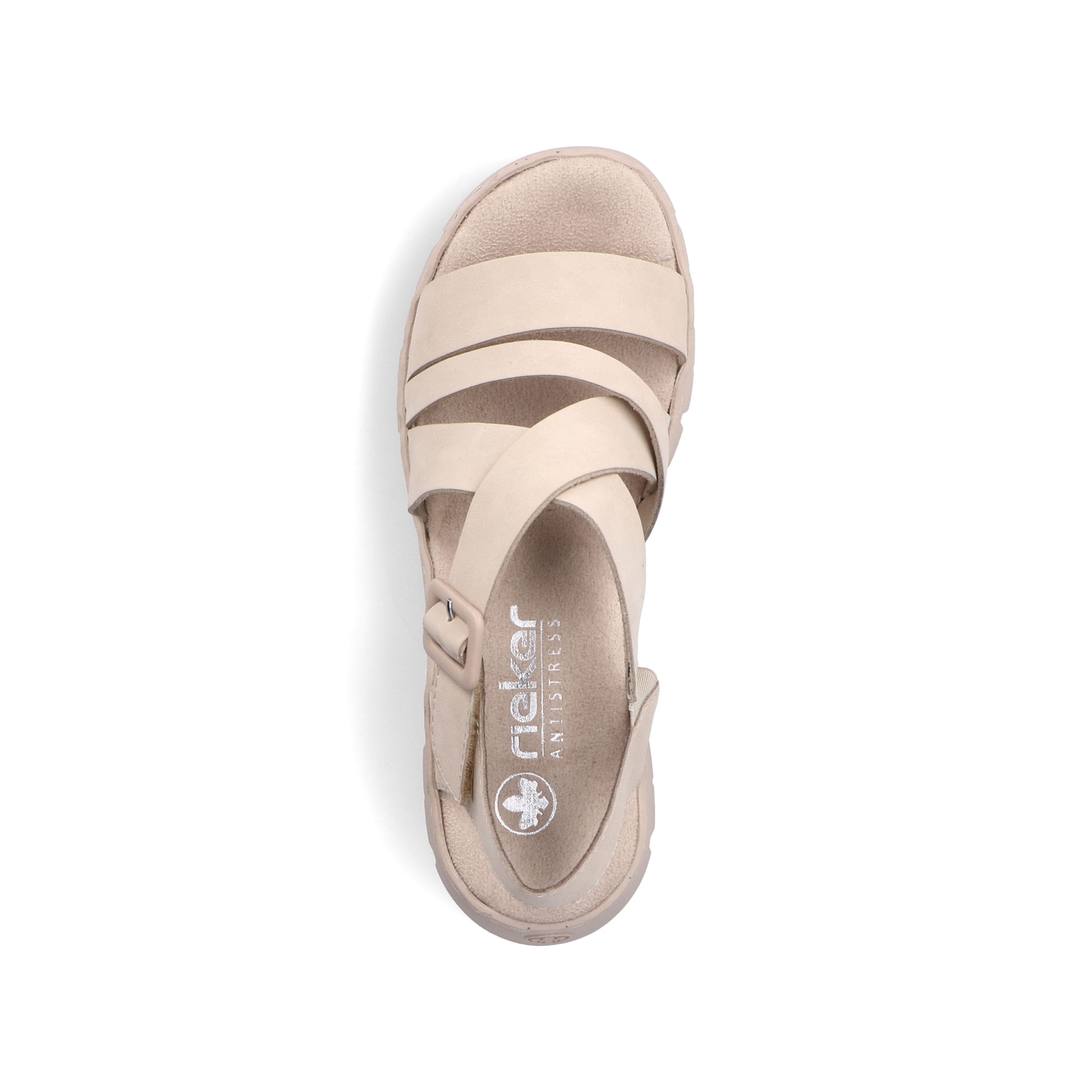 Rieker Damen Riemchensandalen hellbeige