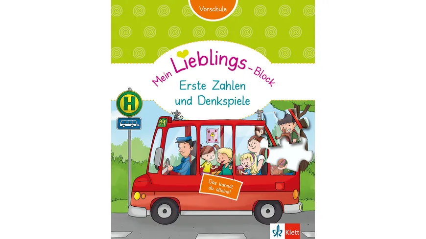 Klett Mein Lieblings-Block Erste Zahlen und Denkspiele - Vorschule ab 5 Jahren. Das kannst du alleine!