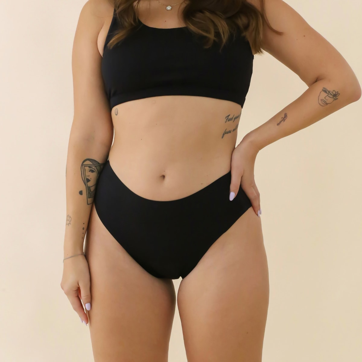 Periodenunterwäsche Slip Cheeky schwarz Gr. M, 1 St