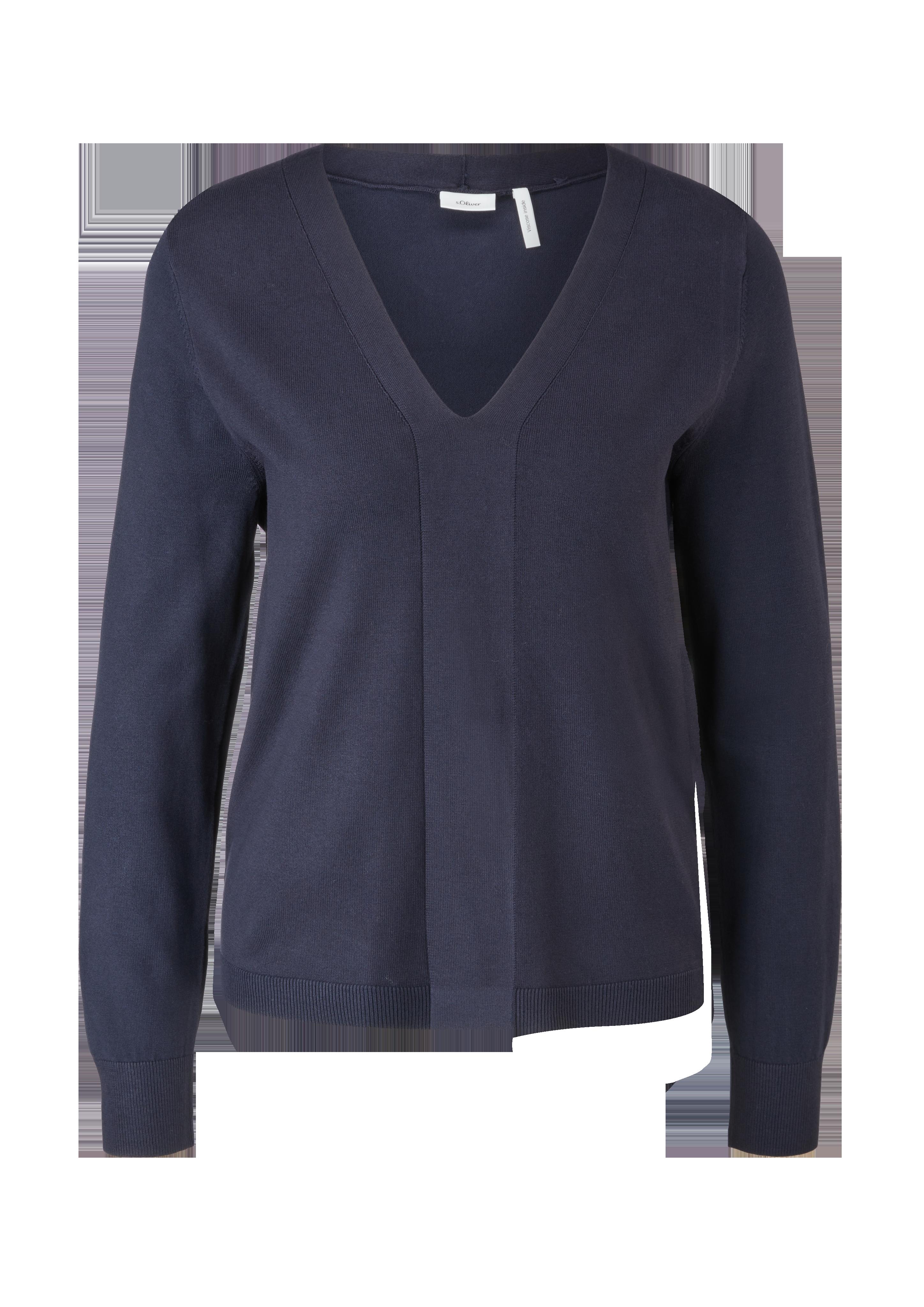 Feinstrickpullover aus Viskosemix  2121649-5959