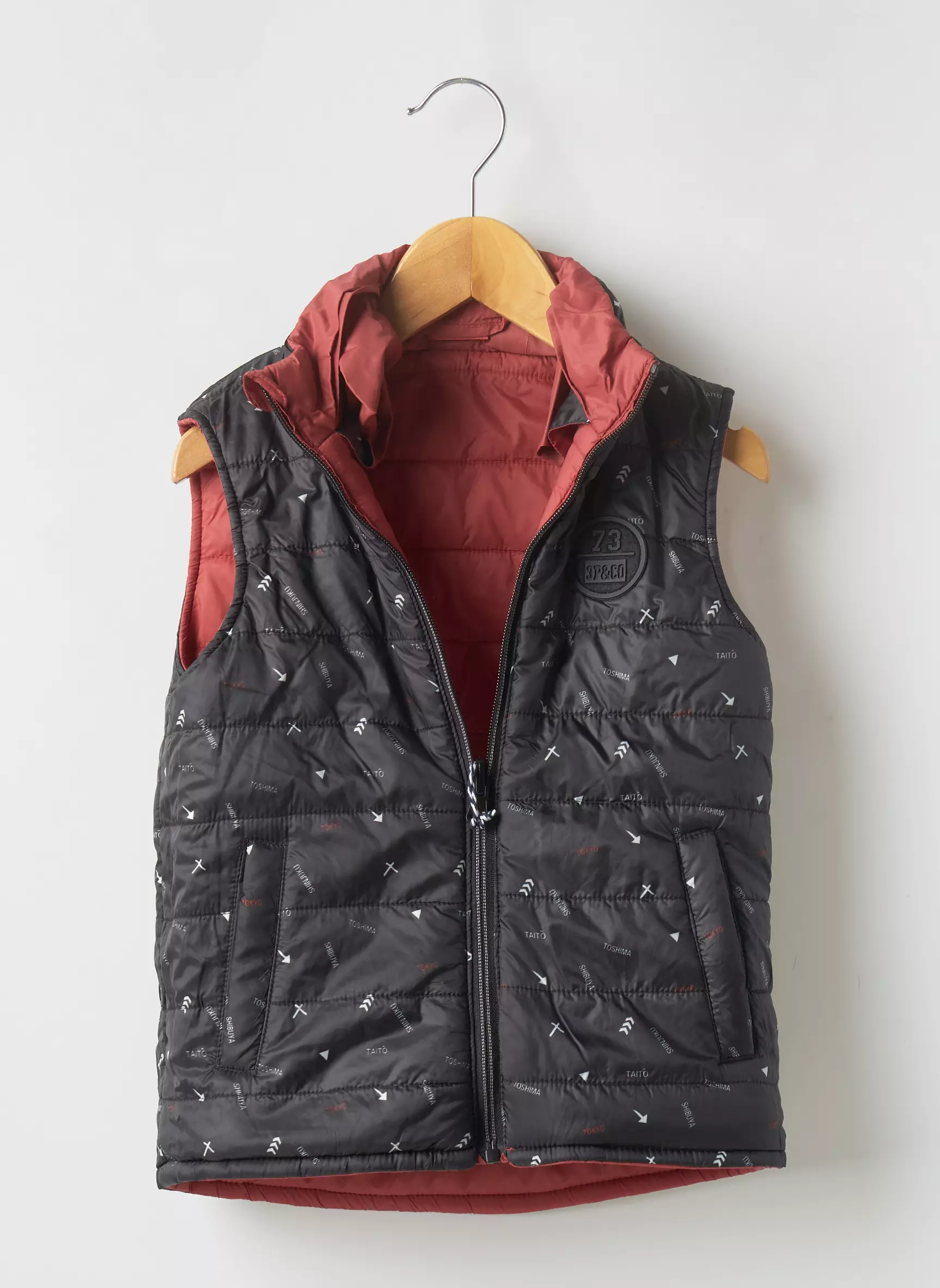 3 Pommes Gilet Garcon couleur orange