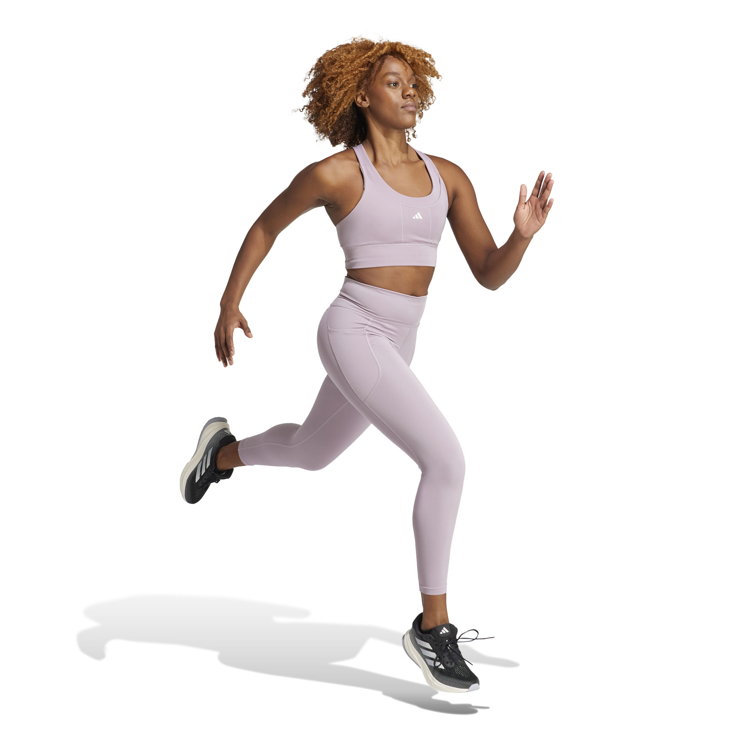 DailyRun 3S 7/8 Tight Lauftight Damen - Schwarz