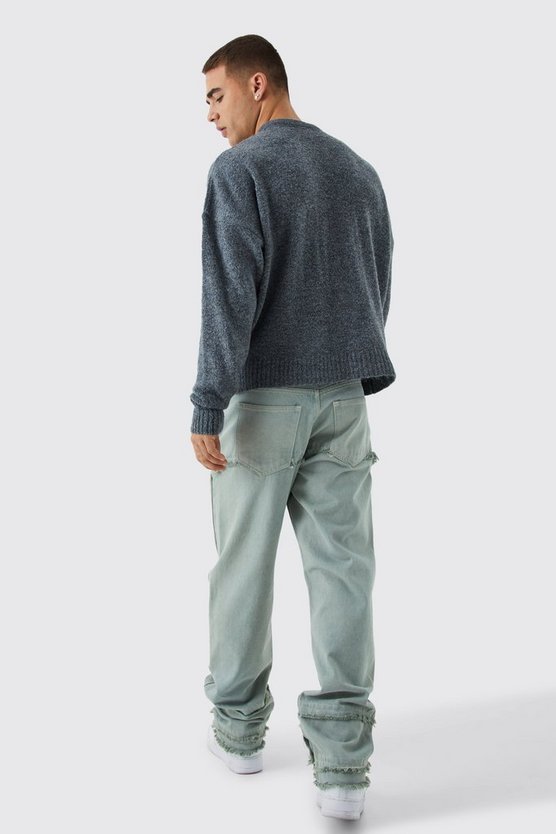 Kastiger Bouclee-Pullover