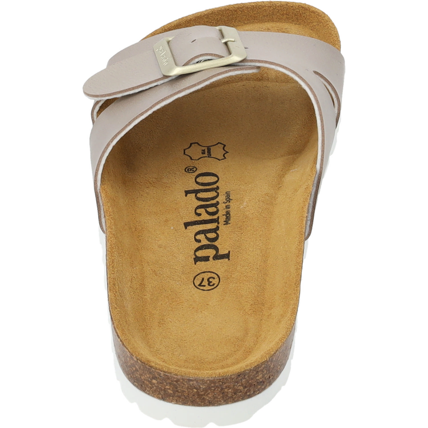 Palado Tinos Metallic, Pantoletten, Damen, grau beige metallic