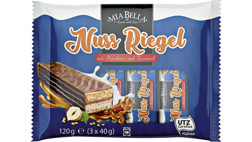 MIA BELLA Nuss Riegel Multipack 120 g