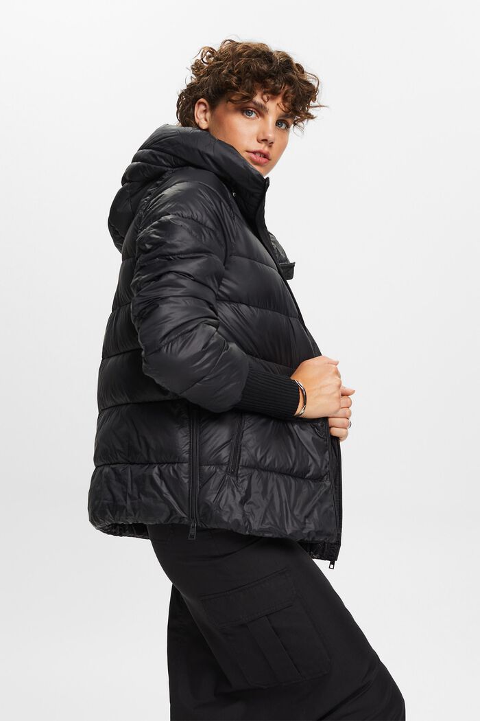 Steppjacke mit Kapuze