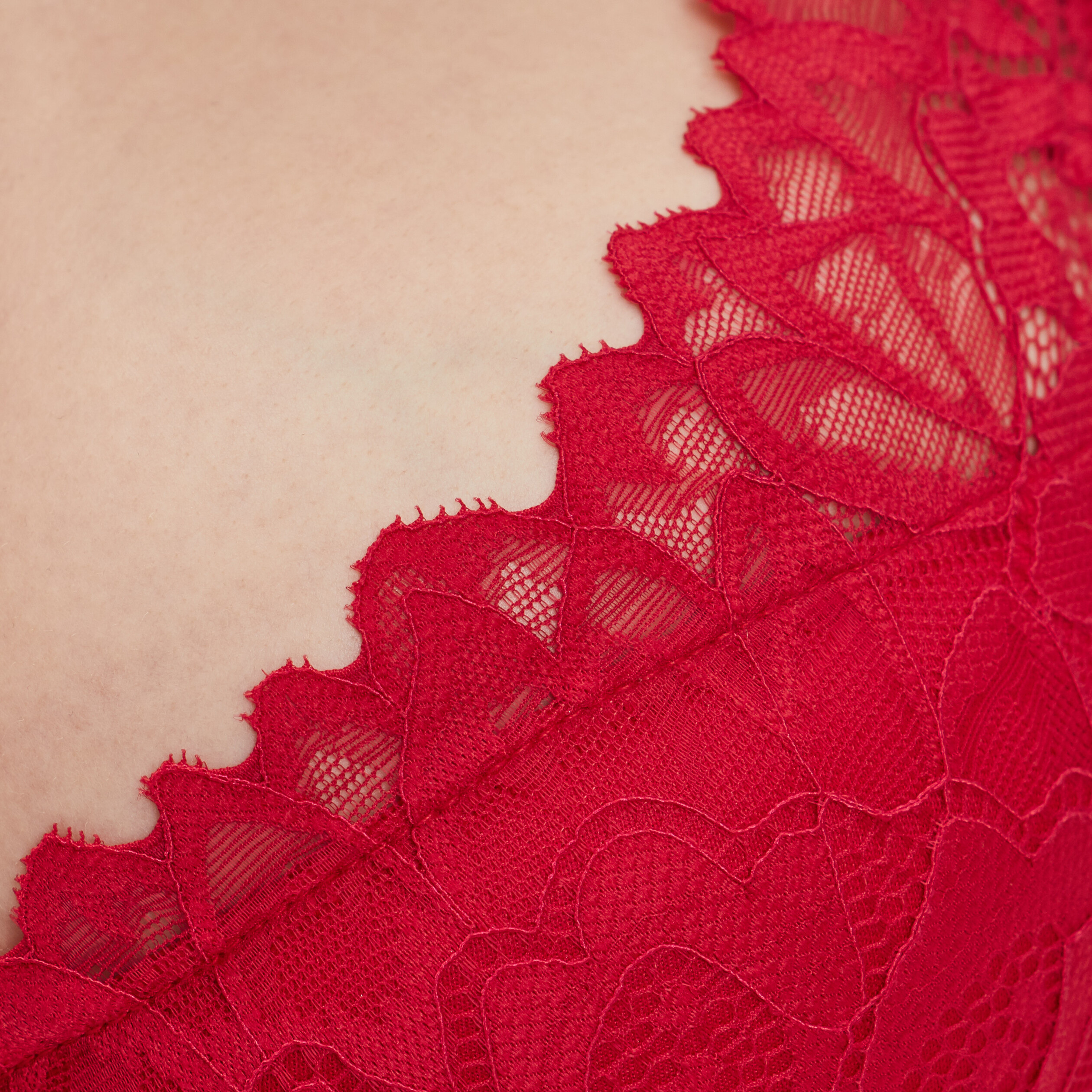 Soutien-gorge foulard à coque rouge femme | La Halle