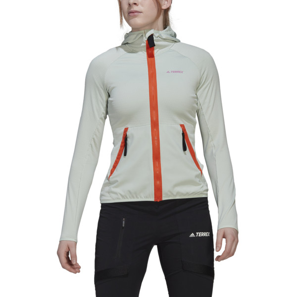ADIDAS TERREX LITE FLOOCE HOODED FLEECEJACKE Damen - Fleecejacke