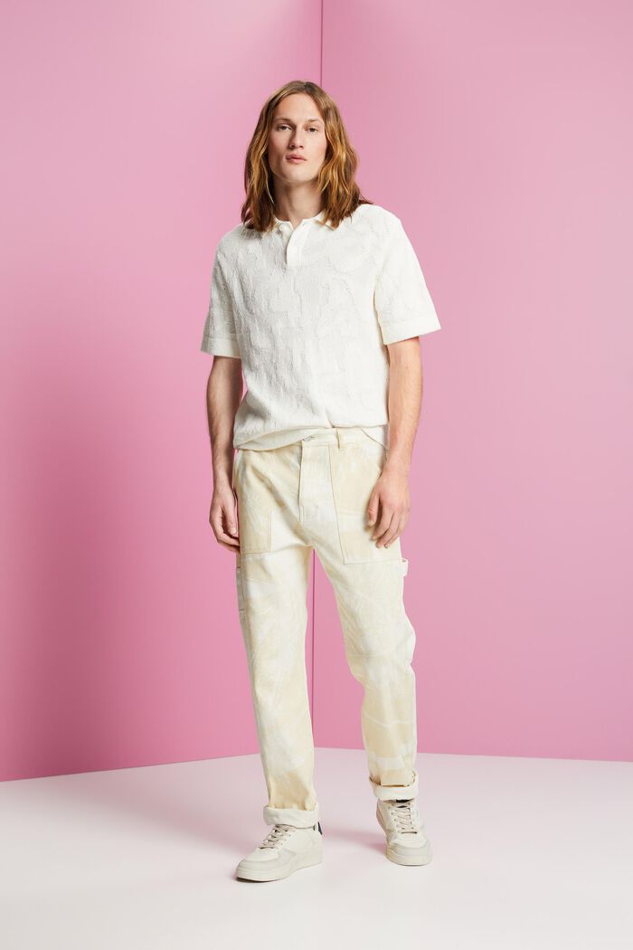 Poloshirt aus Bouclé