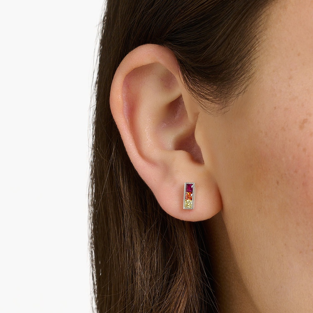 Thomas Sabo Boucles d'oreilles à fermoir à poussette 925 Argent Boucles d'oreilles