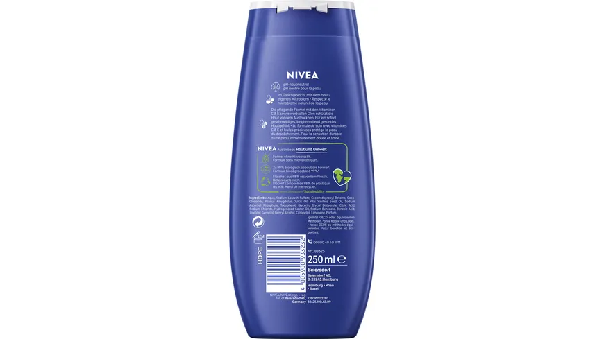 NIVEA Pflegedusche Creme Care & NIVEA Duft 250 ml