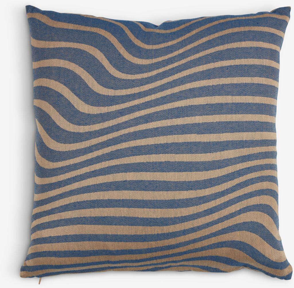 SYLARVE Pyntepute SYLARVE 45x45 blå og beige