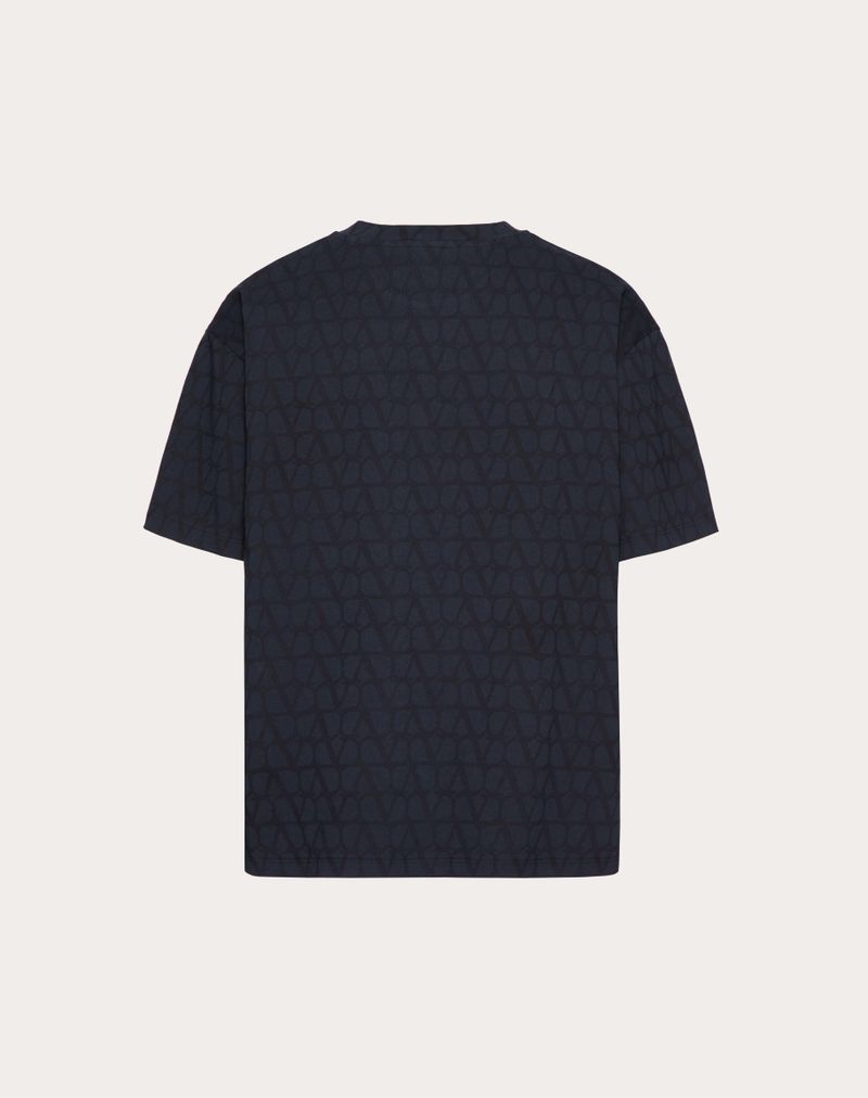 Camiseta de algodão com estampa Toile Iconographe