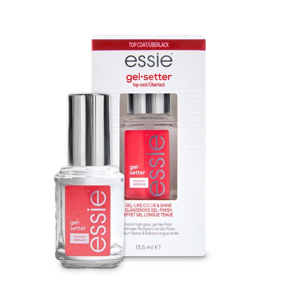 essie Top Coat Gel Setter Top Coat Effet Gel Longue Tenue