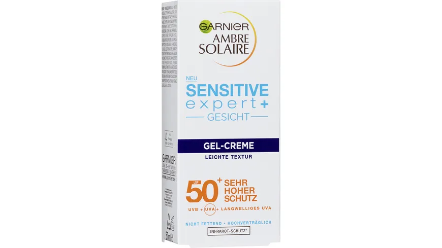 Garnier Ambre Solaire Sonnenmilch Gel Creme LSF 50+ 50 ml