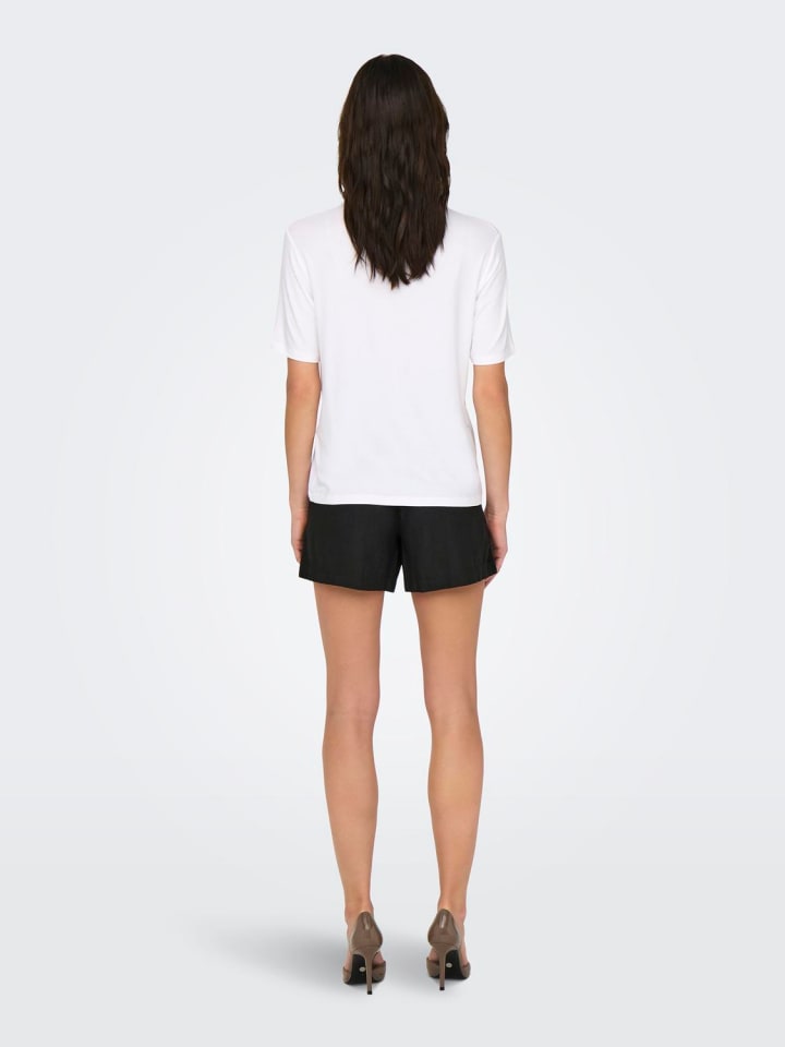 JACQUELINE de YONG Shorts Hohe Taille loose Fit Elastische Taille Kordelzug in Schwarz-3 günstig kaufen