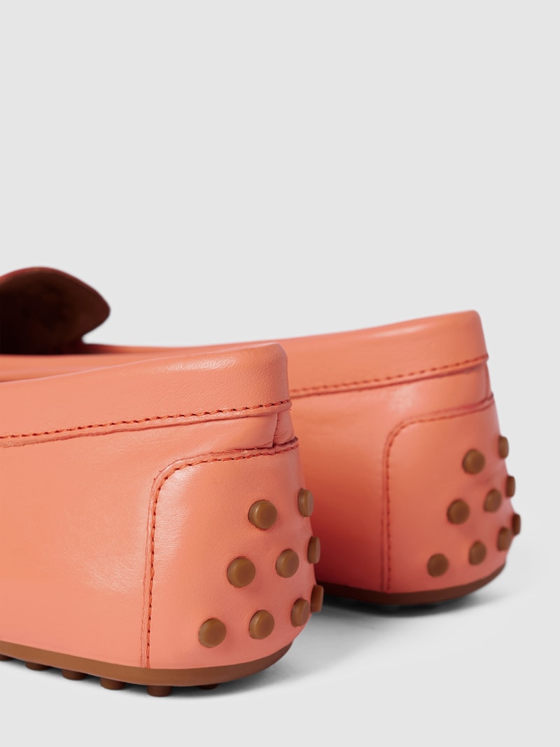 Penny-Loafer mit Label-Detail Modell 'BARNSBURY' in koralle