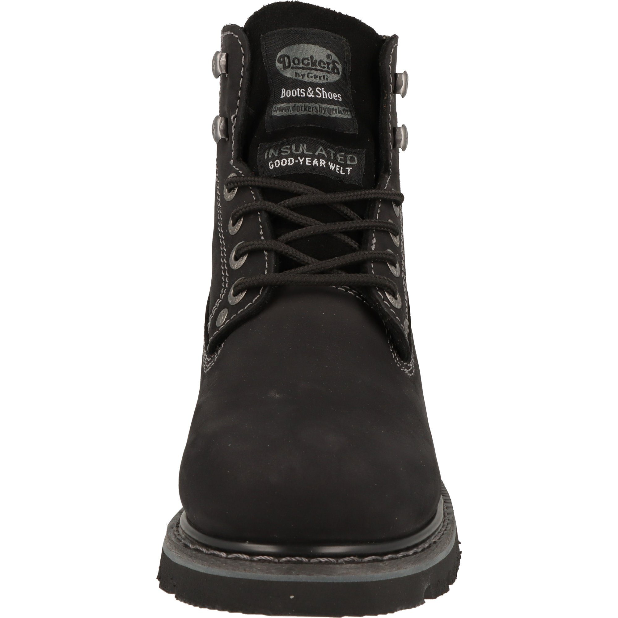 Dockers by Gerli Herren Schuhe Boots 23DA004 Leder Schnürer Winterboots Wasserresistent