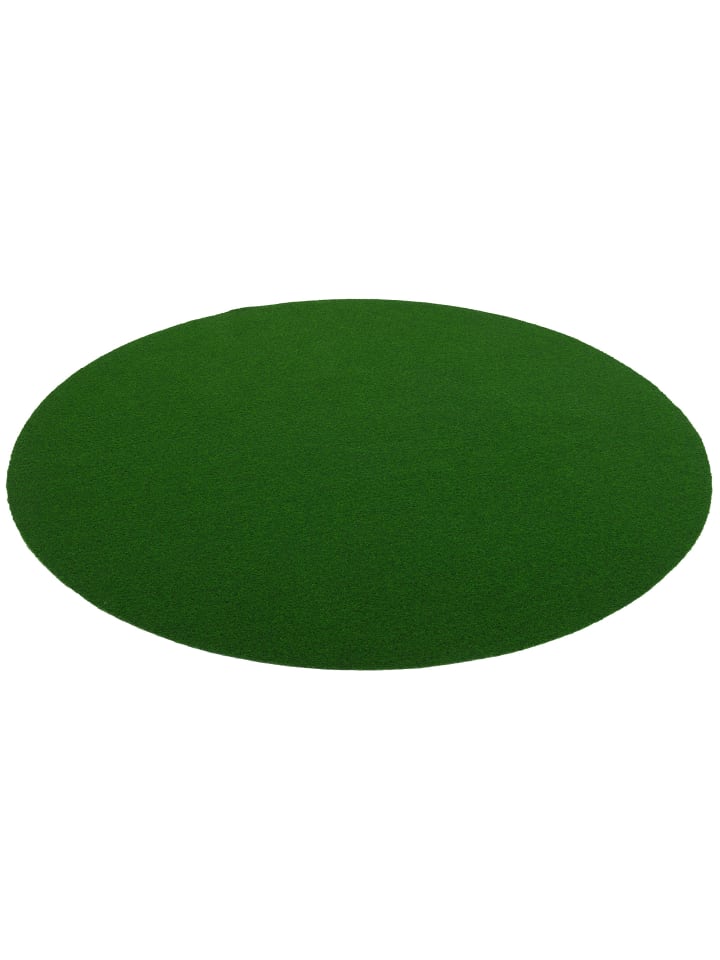 Snapstyle Kunstrasen Rasenteppich mit Noppen Kingston Rund in Groen günstig kaufen