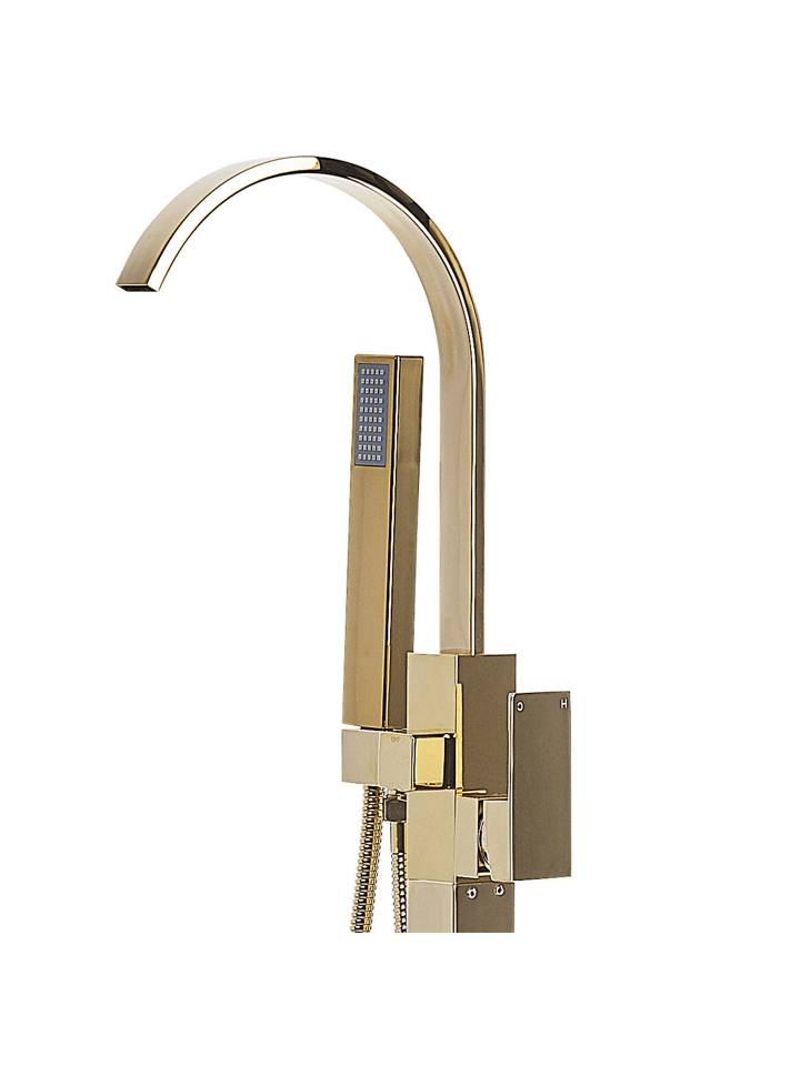 Beliani Wannenarmaturen RIBBON in Gold - (W) 15 x (H) 108 x (L) 23 cm günstig kaufen onesize