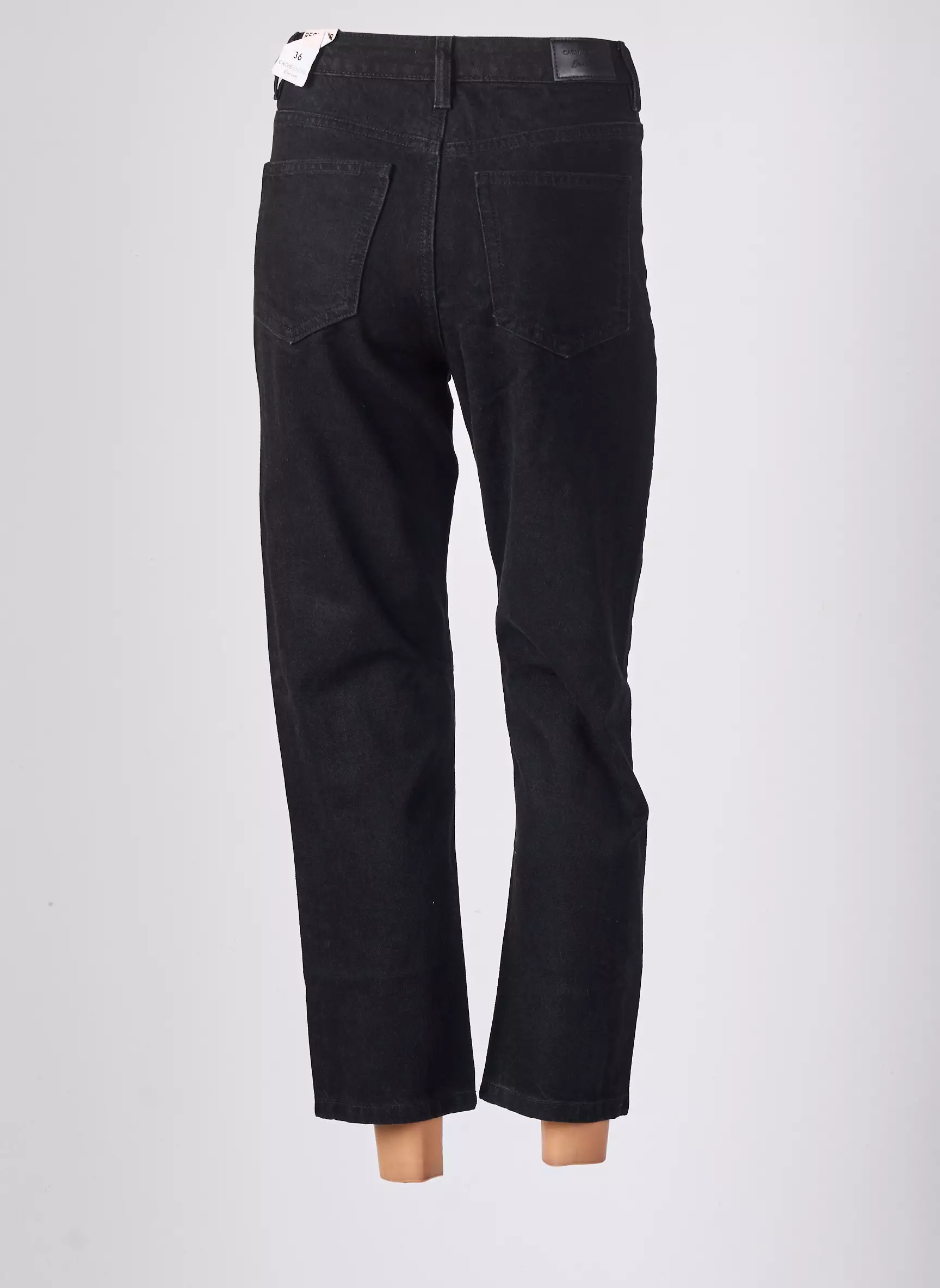 Cache Cache Jeans Coupe Droite Femme couleur noir