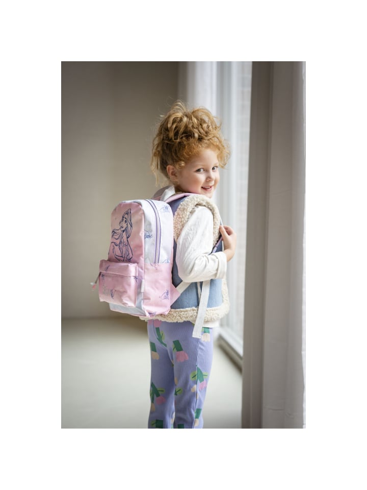 Disney Disney Kinder Rucksack Frozen II Bunter SchulrucksackElsa & Olaf in Rosa günstig kaufen 33 x 23 cm